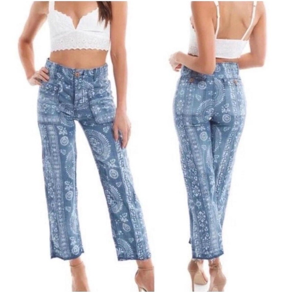 NWT Free People Island Vibes Trousers